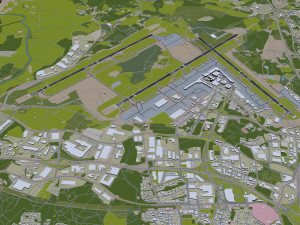 Helsinki Airport 15km 3D Модель