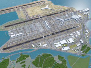 Hong Kong Airport 10km Modèle 3D