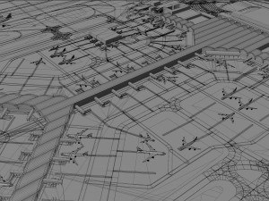 Hong Kong Airport 10km Modèle 3D