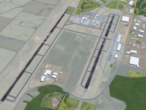 Huntsville Airport 10km Modelo 3D