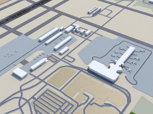 Huntsville Airport 10km Modelo 3D