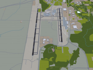 Huntsville Airport 10km Modelo 3D