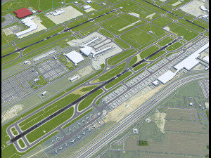 Indianapolis Airport 12km 3D Model