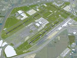 Indianapolis Airport 12km 3D Model