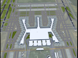 Istanbul Airport 15km 3Dモデル