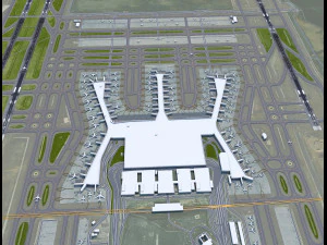 Istanbul Airport 15km 3D Model