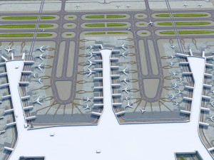 Istanbul Airport 15km 3Dモデル