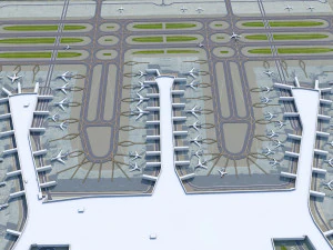 Istanbul Airport 15km 3D Model