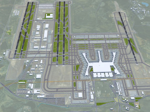 Istanbul Airport 15km 3Dモデル