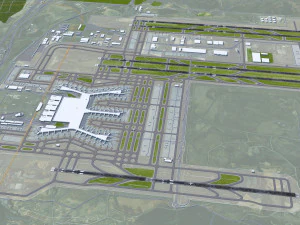 Istanbul Airport 15km 3D Model