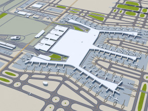 Istanbul Airport 15km 3Dモデル