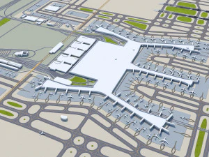 Istanbul Airport 15km 3D Model