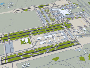 Istanbul Airport 15km 3Dモデル