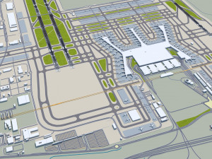 Istanbul Airport 15km 3Dモデル