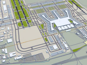 Istanbul Airport 15km 3D Model