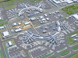 Jakarta Soekarno - Hatta Airport 10km 3D Model