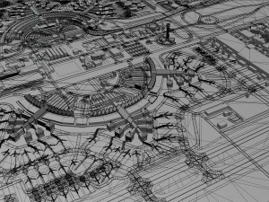 Jakarta Soekarno - Hatta Airport 10km 3D Model