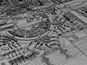 Jakarta Soekarno - Hatta Airport 10km 3D Model