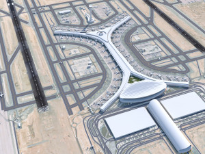 Jeddah - King Abdulaziz Airport 11km 3D Model