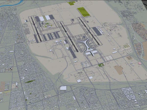Jeddah - King Abdulaziz Airport 11km 3D Model