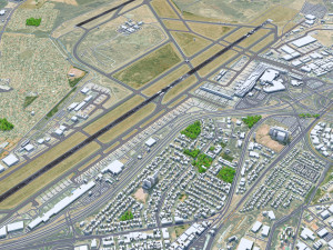 Johannesburg OR Tambo International Airport 10km Modèle 3D