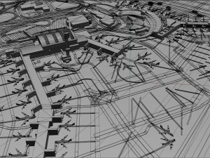 ジョン・F・ケネディ国際空港 12km 3Dモデル