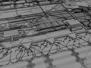 Josep Tarradellas Barcelona-El Prat Airport 10km 3D Model