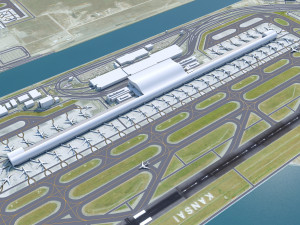 Kansai International Airport 10km 3D मॉडल
