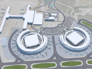 Kansas City Airport 12km 3D Model