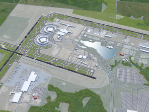 Kansas City Airport 12km 3Dモデル