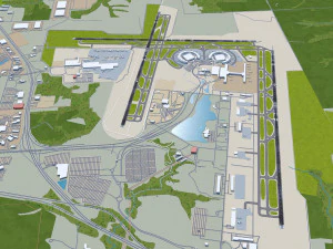 Kansas City Airport 12km 3D Model