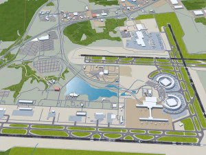 Kansas City Airport 12km 3D Model