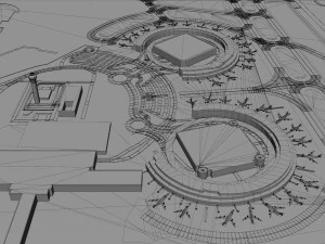Kansas City Airport 12km 3D Model
