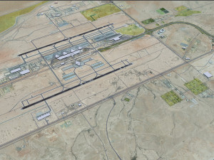 King Khalid International Airport 15km Modelo 3D