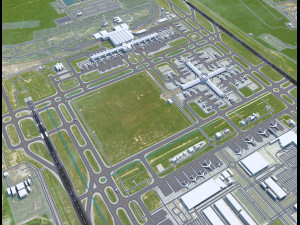 Kuala Lumpur Airport 12km 3D Model