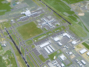 Kuala Lumpur Airport 12km 3D Model
