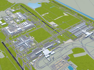 Kuala Lumpur Airport 12km 3D Model