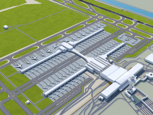 Kuala Lumpur Airport 12km 3D Model