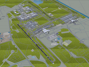 Kuala Lumpur Airport 12km 3D Model