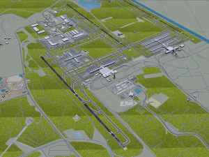 Kuala Lumpur Airport 12km 3D Model