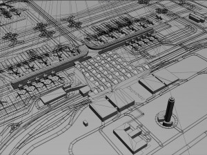 Kuala Lumpur Airport 12km 3D Model