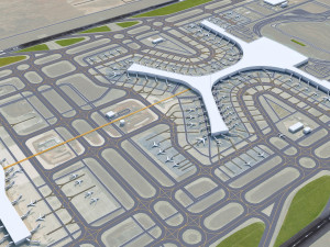 Kunming Changshui International Airport 10km 3D 모델