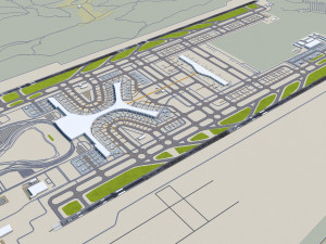 Kunming Changshui International Airport 10km 3D 모델
