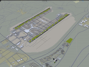 Kunming Changshui International Airport 10km 3D 모델