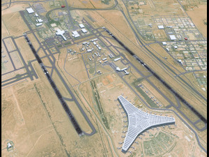 Kuwait Airport 10km Modelo 3D
