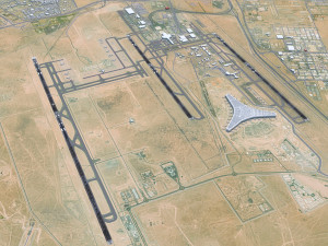 Kuwait Airport 10km Modelo 3D
