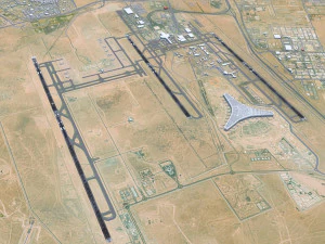 Kuwait Airport 10km 3D Model