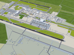 Kyiv Boryspil Airport 12km 3D Модель