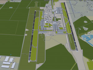 Kyiv Boryspil Airport 12km 3D Модель