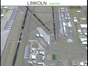 Linkoln Airport 12km 3D Model